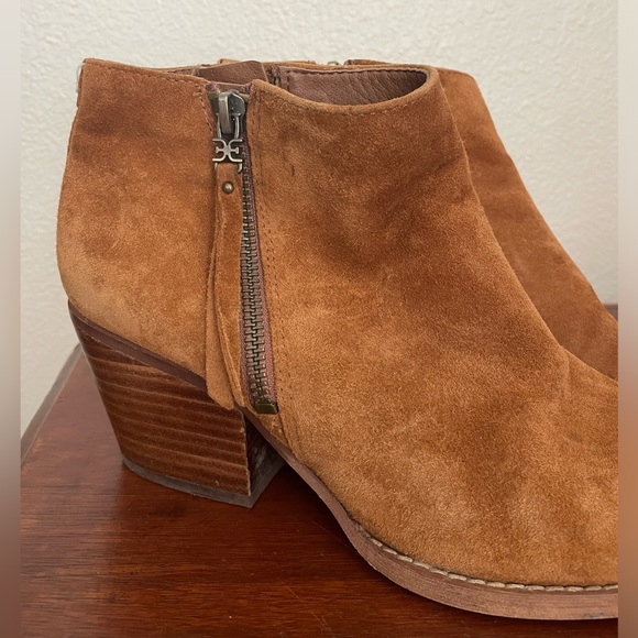 Sam Edelman Suede Ankle Boot Size 7.5 - Picture 2 of 6